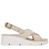 Vionic Uptown Sonoma Slingback Platform Wedge Sandal In Multi