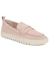 Vionic Uptown Suede Loafer In Pink