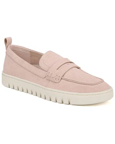 Vionic Uptown Suede Loafer In Pink