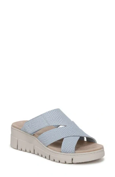 Vionic Uptown Sunset Slide Sandal In Blue