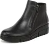 Vionic Uptown Sur Platform Wedge Bootie In Black