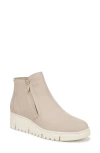 Vionic Uptown Sur Platform Wedge Bootie In Oatmeal