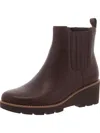 Vionic Aria Platform Bootie In Brown