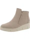 Vionic Uptown Sur Platform Wedge Bootie In Grey