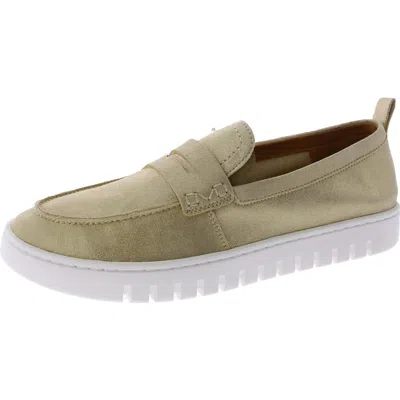 Vionic Uptown Womens Comfort Insole Slip-on Loafers In Beige
