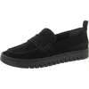 Vionic Uptown Womens Comfort Insole Slip-on Loafers In Black Suede