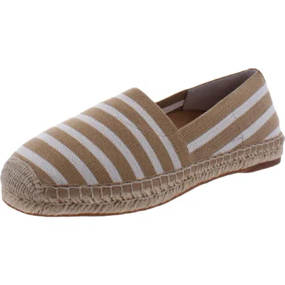 Vionic Valeri Womens Leather Slip On Espadrilles In Brown