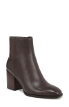 Vionic Vynn Plain Toe Bootie In Brown