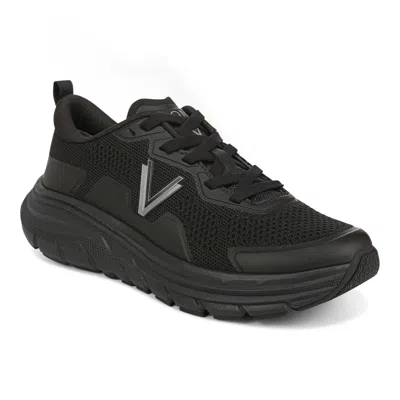 Vionic Walk Max Lace Up Trainer In Black