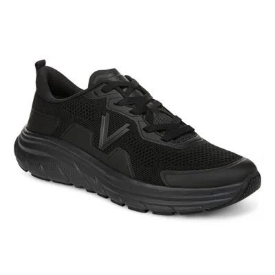Vionic Walk Max Lace Up Trainer In Black