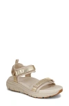 Vionic Walk Max Wanderer Sandal In Parchment/gold