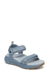 Vionic Walk Max Wanderer Sandal In Vintage Blue Haze
