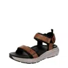 Vionic Wide Width Walk Max Wanderer Sandal In Brown