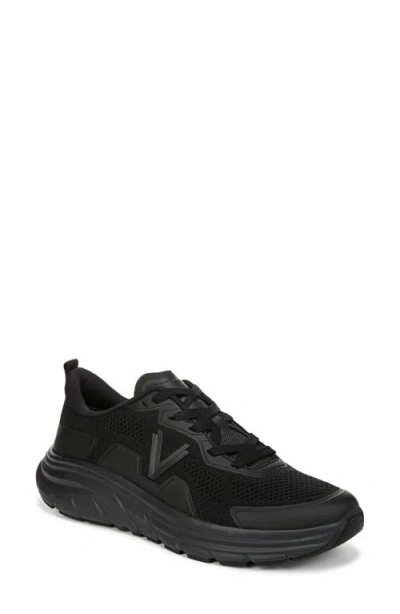 Vionic Walk Max Water Repellent Sneaker In Black/black