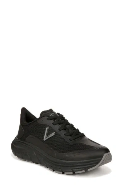 Vionic Walk Max Water Repellent Sneaker In Black/black