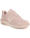 Vionic Walk Strider 001 Suede Walking Shoe In Pink