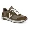 Vionic Wide Width Walk Stride Knit Sneaker In Green