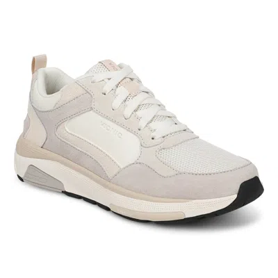 Vionic Walk Strider Weekender Sneaker In Ivory/chateau Grey Mesh Suede