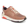 Vionic Walk Strider Weekender Sneaker In Mocha Mousse Mesh Brown Suede