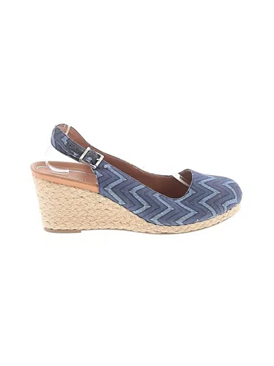Pre-owned Vionic Wedges In Blue