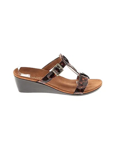 Pre-owned Vionic Wedges In Brown