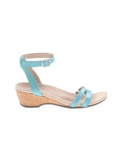 Pre-owned Vionic Wedges In Teal