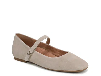Vionic Wide Width Alameda Mary Jane Flat In Brown