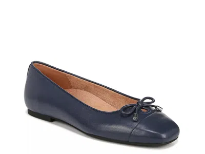 Vionic Wide Width Klara Flat In Blue
