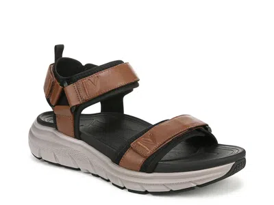 Vionic Wide Width Walk Max Wanderer Sandal In Brown