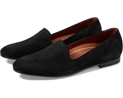 Vionic Willa 10011520-001 Flat Women's Us 7 Black Suede Slip-on Shoes Khd2295