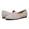 Vionic Willa Ii Flats Womens Dark Taupe Suede Slip On Loafers Zogg2798 In Gray