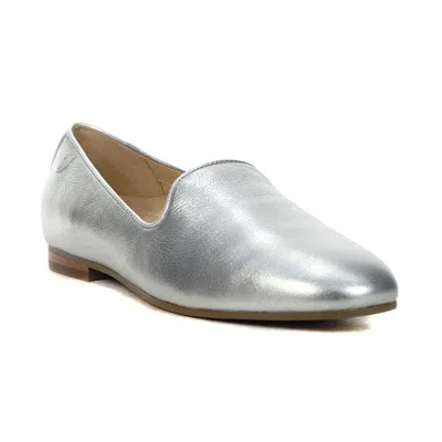 Vionic Willa Ii H7712la022 Loafer Silver Leather Slip On Flats Hawk117