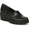 Vionic Willa Wedge Loafer In Black