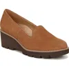Vionic Willa Wedge Loafer In Toffee Brown