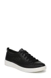 Vionic Winny Perf Sneaker In Black Leather