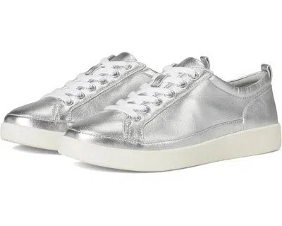 VIONIC WINNY SNEAKERS WOMEN'SSILVER LEATHER COMFORT CASUAL SHOES ZOGG1692