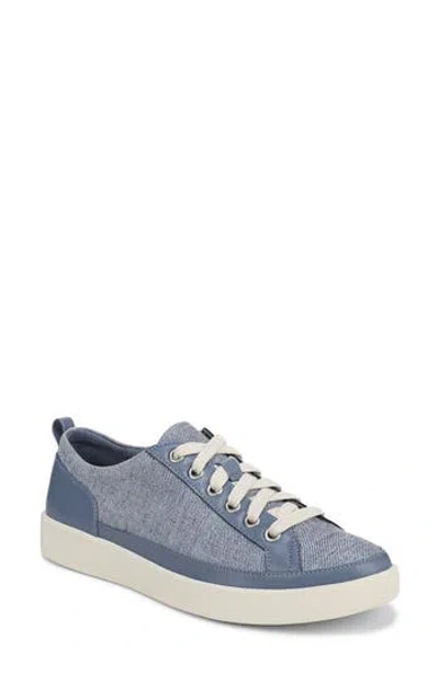 Vionic Winny X Low Top Sneaker In Pacific Blue Canvas