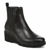 Vionic Women's Aria Wedge Ankle Boot In Black In Black