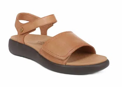 Vionic Women's Awaken Recovery Wedge Sandals In Wheat In Brown