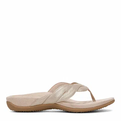 VIONIC WOMEN'S BELLA BRAID SANDAL IN GOLD