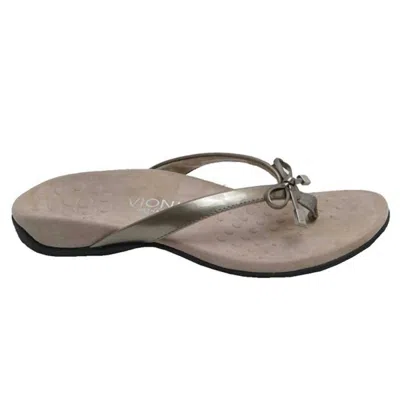 Vionic Women's Bella Ii Sandal In Pewter In Gray