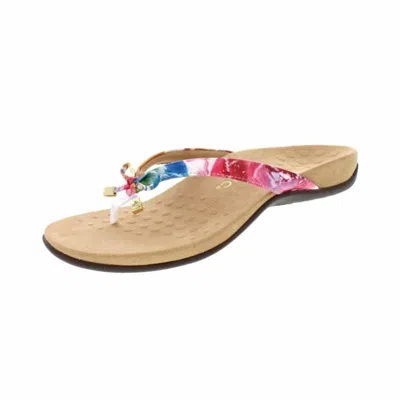 Vionic Women's Bella Ii Sandal In White Floral In Multi