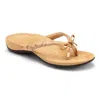 Vionic Women's Bella Sandal In Gold Cork In Gold