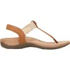 Vionic Women's Brea Nubuck Leather Sandals In Camel In Brown