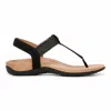 Vionic Brea Toe Post Slingback Sandal In Black