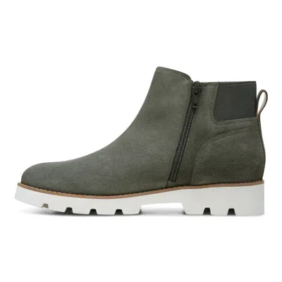 Vionic Women's Brionie Ankle Boot In Olive In Green