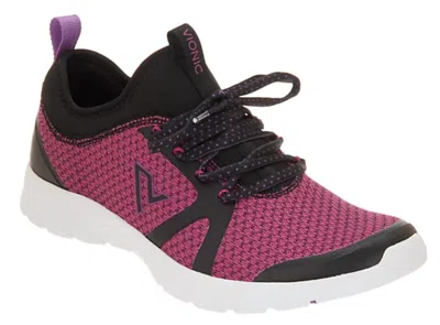 Vionic Women's Brisk Alma Sneakers In Black/pink