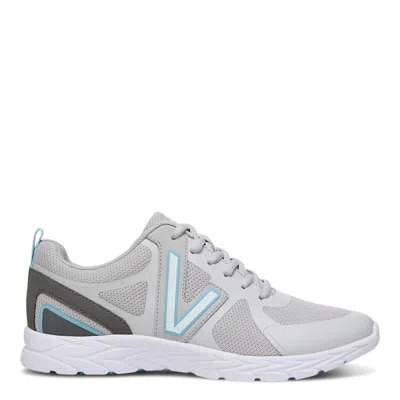 Vionic Women's Brisk Miles Ii Sneaker - Wide Width In Vapor/charcoal In Gray