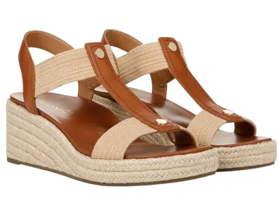 Vionic Women's Calera Sandals In Camel Leather In Multi