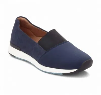 Vionic Women's Cameo Slip On Shoes In Navy In Blue